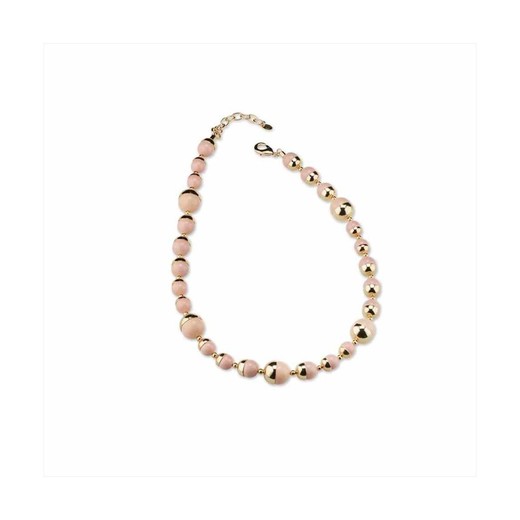 Collar Bronce 40+3cm Sovrani J7870 Dorado Piedras Rosa