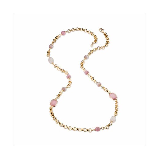 Collar Bronce 95cm Sovrani J8506 Cassandre Dorado Piedra Rosa