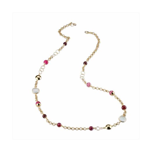 Collar Bronce 98cm Sovrani J8503 Chantal Dorado Agata Fucsia