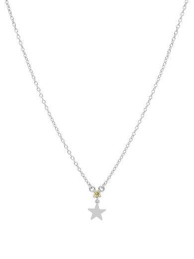 Mini Star Marea Necklace for Women Silver Zirconia Jonquil D02007 / BA