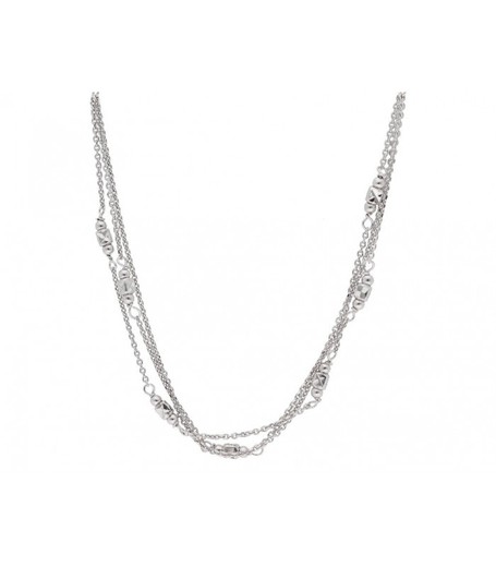 Collar Multiple Plata Liska LAF6357CL Circonitas