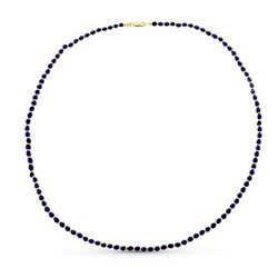 18 karat guld Lapis Lazuli halskæde 45 cm 18006145