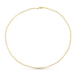 Colar de ouro 18kt pérola 44cm 18006245