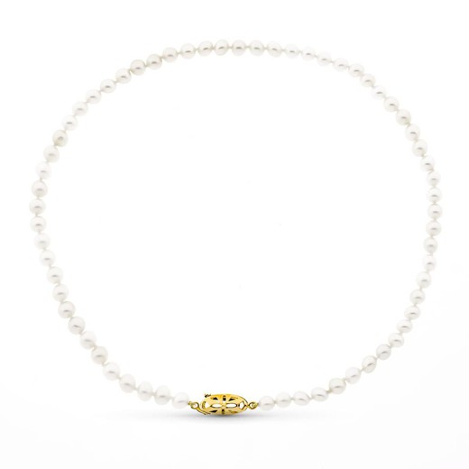 Collana di perle coltivate Spilla Timon Oro 18kts 40cm 2562