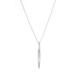 Collar Plata 36+4cm COL0679PL Rhombus