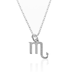 Collier Argent 37+4cm CO00424RH Zodiaque Scorpion