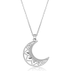 Collier Argent 38+5cm CO00489RH Lune