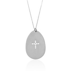 Collier Argent 54+5cm CO00450RH Croix