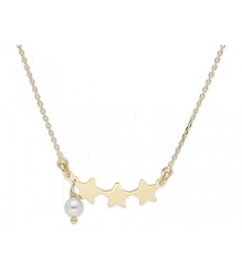 Collar Plata Dorada Liska Mujer LSW4275CL-D Estrellas Circonitas