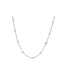 Collar Plata Liska LAF6414CL Circonitas Perlas