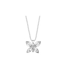 Colgante Plata Liska Mujer LSW0187CL-C Mariposa Circonitas