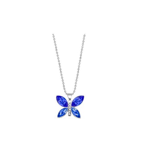 Colgante Plata Liska Mujer LSW0187CL-SA Mariposa Circonitas