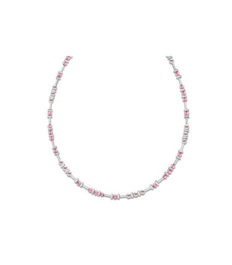 Colgante Plata Liska Mujer LSW0190CL-RLR Perlas Circonitas Rosadas