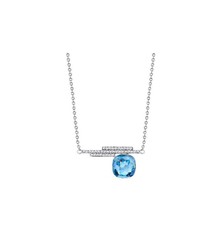 Colgante Plata Liska Mujer LSW0192CL-AQ Circonitas Piedra Azul