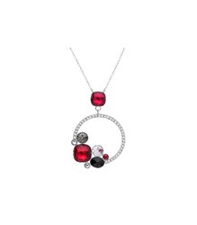 Colgante Plata Liska Mujer LSW0194CL-R Piedras Rojas Circonitas