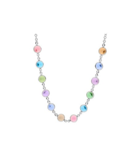 Collar Plata Liska Mujer LSW2256CL-B Circonitas Multicolor