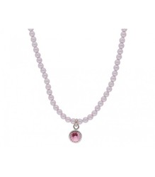 Colgante Plata Liska Mujer LSW3227CL-R Colgante Liska Cristals Rosa Perlas