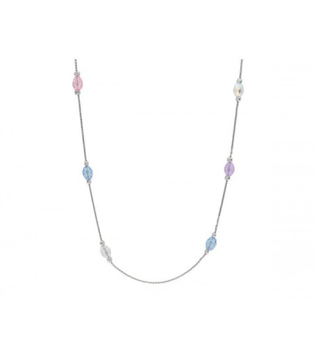 Collar Plata Liska Mujer LSW3239CL Circonitas Multicolor