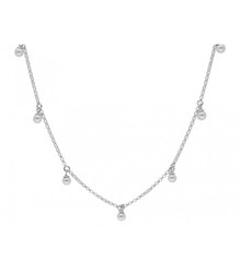 Collar Plata Liska Mujer LSW4333CL Perlas