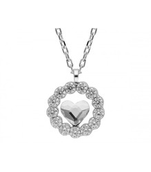 Collar Plata Liska Mujer LSW4397CL Corazón Circonitas