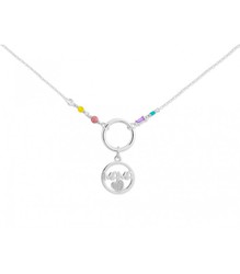 Colgante Plata Liska Mujer MAMA05CL Mamá Circonitas Multicolor