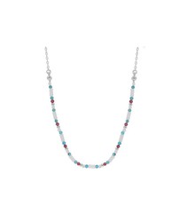 Colgante Plata Liska Mujer ML02CL Piedras Multicolor