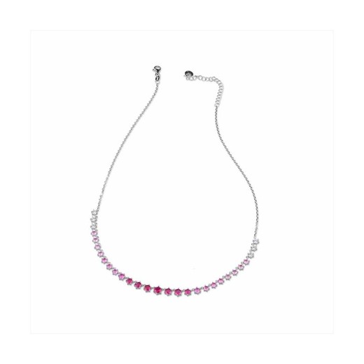 Collar Plata Sovrani 40+5cm J8369 Circonitas Rojas Degradadas Rubí