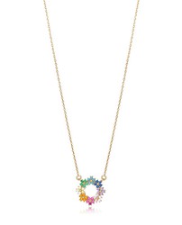 Collier Femme Viceroy Or Anneaux Fleurs Zircons Multicolore 13049C100-39