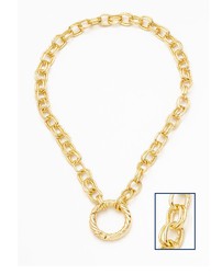 Collar Viceroy Mujer Dorado Colgante Anillo 1378C01012