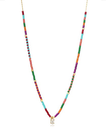 Viceroy Women's Necklace Golden Multicolor Zirconia 13039C100-99