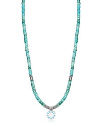 Collar Viceroy Mujer Turquesas Disco Esmalte Azul 1396C01013