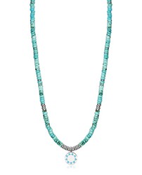 Collar Viceroy Dona Turqueses Disc Esmalt Blau 1396C01013