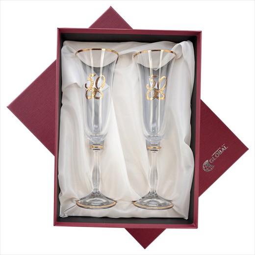 Copas Conmemorativas GA4252C Cristal Alianzas 50 Años