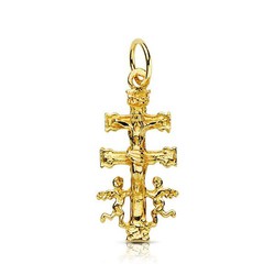 18kts Gold Caravaca Cross 24x11mm 20000080