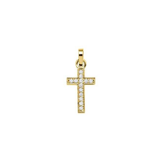 Cruz Oro 18kts Argyor MRM 12x7,3mm (18)75A0025 Diamantes