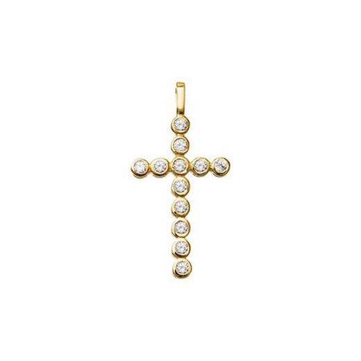 Cruz Oro 18kts Argyor MRM 19,20x11,60mm (18)75A0020-19.20mm Diamantes