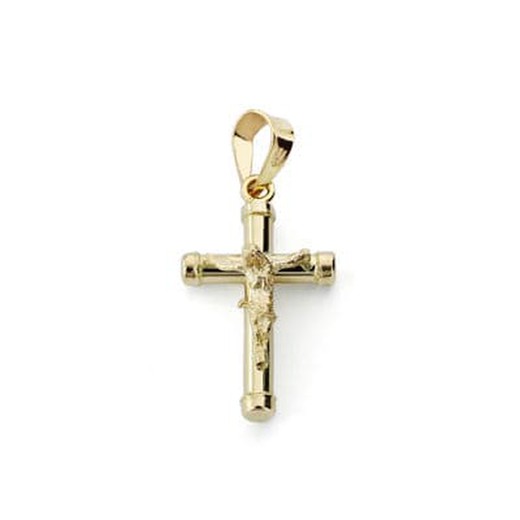 Cruz em Ouro 9kt 17x10mm 9K16347 Cristo