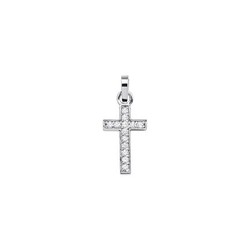 Cruz Oro Blanco 18kts Argyor MRM 12x7,3mm (18)75B0025 Diamantes