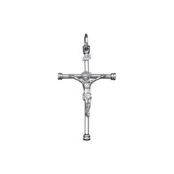 Cruz Plata Argyor MRM 23x14mm (AG)23101-23mm Con Cristo