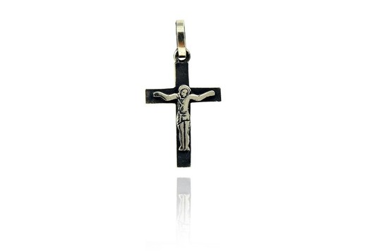 Cruz Plata Arior 2,2x1,5cm 1110248PU Crucifixión Latina