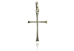 Cruz Plata Arior 2,9x2cm 1110051PU Cruz Latina Lisa