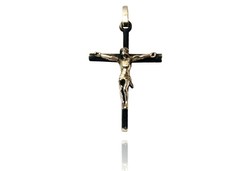 Cruz Plata Arior 2,9x2cm 1110151PU Crucifixión Latina