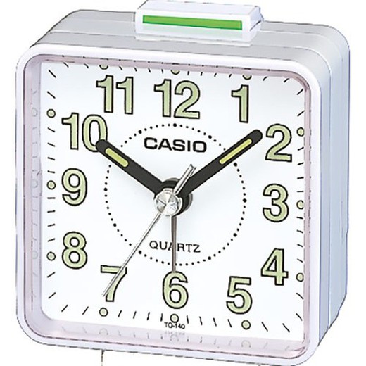 Αναλογικό ξυπνητήρι Casio TQ-140-7EF Λευκό