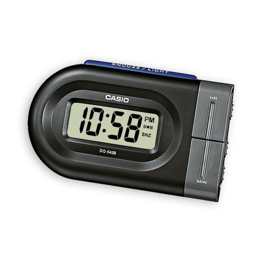 Casio Digital Black Alarm Clock DQ-543B-1EF