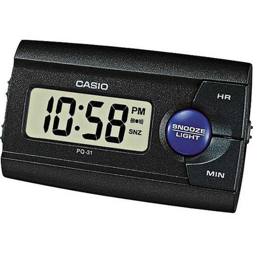 Casio digital väckarklocka PQ-31-1EF svart