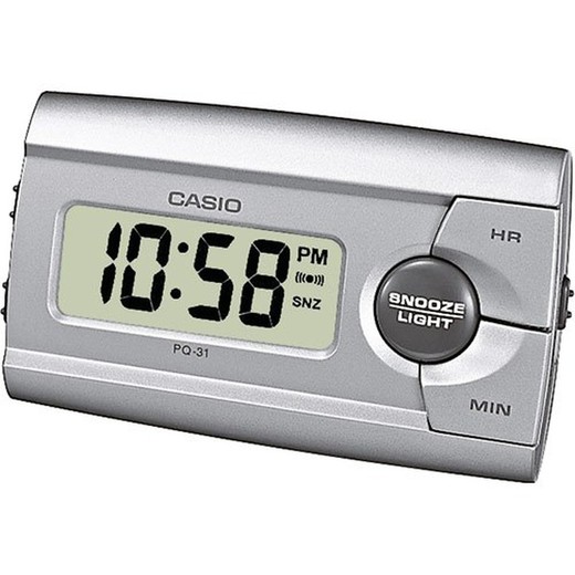 Casio Digital Alarm Clock PQ-31-8EF Γκρι