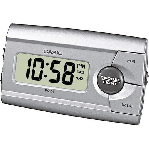 Despertador Casio Digital PQ-31-8EF Gris