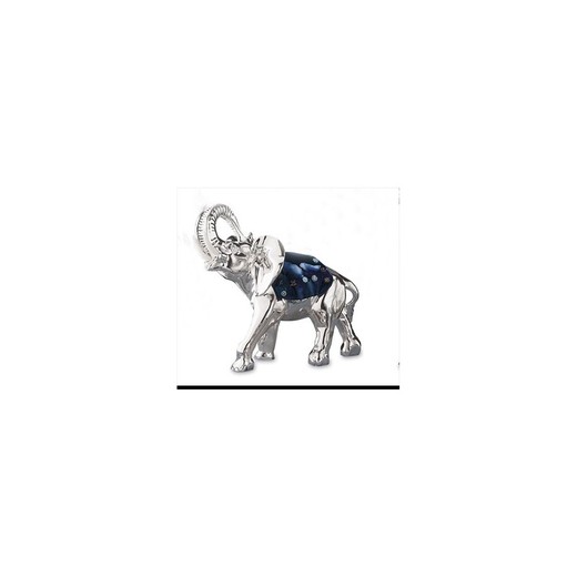 Figura Decorativa 12x13cm ME394/MB Elefante Azul