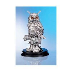 Figura Decorativa 31,5cm ST502/MB Búho Con Peana