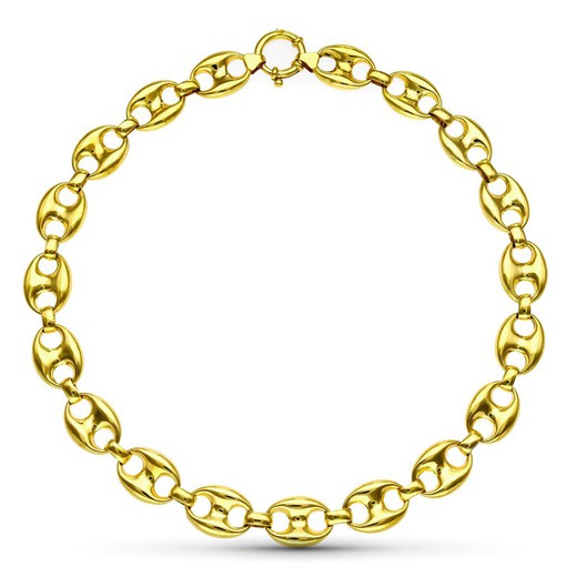 Halskette aus 18 kt Gold Calabrote 15 mm 45 cm 24000445